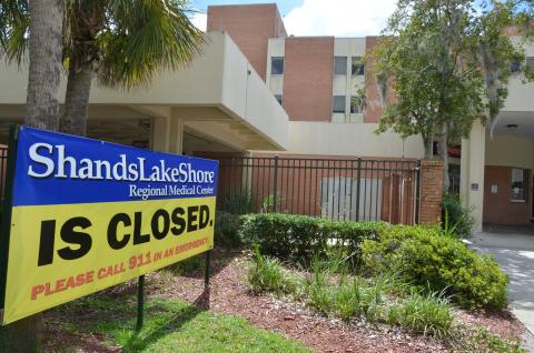 Shands Lake Shore Hospital has been closed since the end of August. The Lake Shore Hospital Authority is looking to schedule meetings soon with companies interested in providing services at the facility. (FILE)