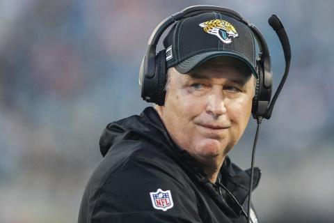 The Jacksonville Jaguars fired head coach Doug Marrone on Monday after a 1-15 season. (JAMES GILBERT/Getty Images/TNS)