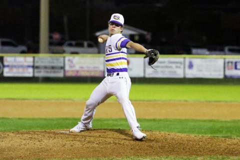 Columbia pitcher Cole Williams silenced Santa Fe’s bats on Tuesday night in the Tigers’ season opener. (BRENT KUYKENDALL/Lake City Reporter)