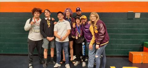 Brett Millard, Joseph Rice, Jaycob Jones and Thomas Greene all advanced to Class 2A state tournament for Columbia on Saturday. (COURTESY)