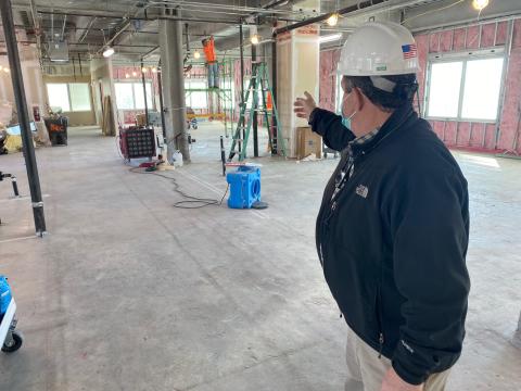 Construction began Monday on a 12-bed, $9 million expansion project at Lake City Medical Center. The expansion consists of filling in a wing on the third floor of the hospital. (COURTESY)