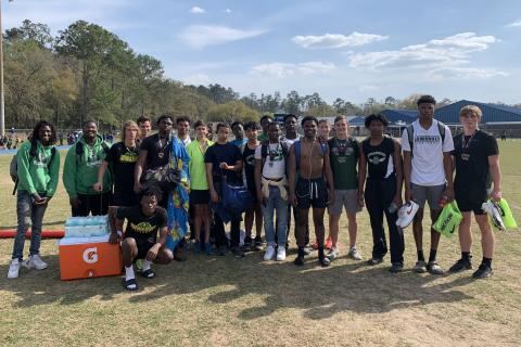 Suwannee’s boys track & field team placed third at the Tommy Taylor Invitational on Saturday. (COURTESY)