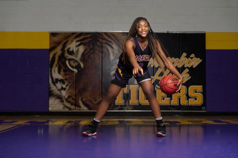 Columbia point guard Na’Haviya Paxton is once again LCR’s Girls Basketball Player of the Year. (COURTESY)