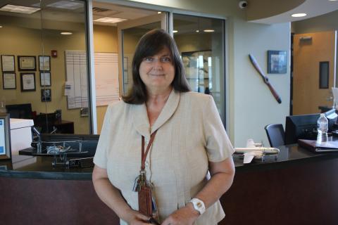 Lake City Gateway Airport manager Florence Straugh. (TONY BRITT/Lake City Reporter)