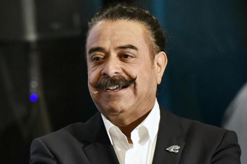  Jacksonville Jaguars owner Shad Khan speaks at EverBank Field on March 8, 2017, in Jacksonville. (AP FILE PHOTO)