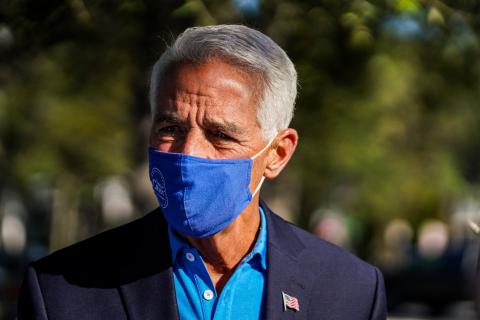 U.S. Rep. Charlie Crist, pictured on Election Day on Nov. 3, 2020, in St. Petersburg, announced Tuesday his campaign for governor in 2022. (MARTHA ASENCIO RHINE/Tampa Bay Times/TNS)