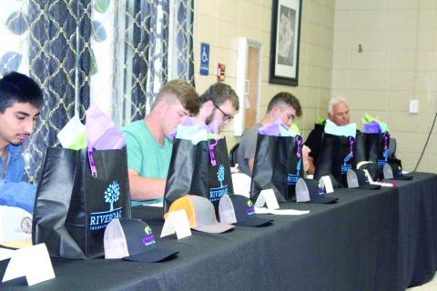 Students at Riveroak Technical College take part in the SkillsUSA National Signing Day event Tuesday. (COURTESY)