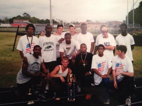 The 2001 Suwannee High state championship boys track team will be inducted into the Suwannee Athletics Hall of Fame this fall. Other Class of 2021 members include Charles Blalock, Tanya Fowler and Kevin Greene. (COURTESY)