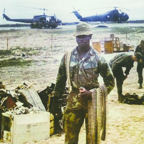 Jenkins served as a Private First Class in the Marine Corps during the Vietnam War (COURTESY)