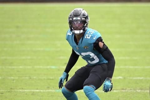 Jacksonville Jaguars cornerback CJ Henderson (23) follows a play during a game against the Houston Texans on Nov. 8, 2020, in Jacksonville. Henderson hasn't been the same since a shoulder injury last October. New coach Urban Meyer raved about Henderson’s rehab in March and said “we’re counting on him.” But Meyer’s faith in Henderson seems to be waning. (AP FILE)