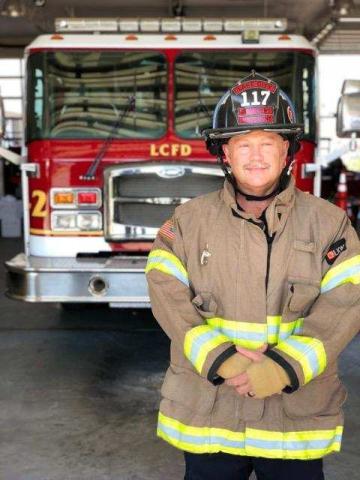 Randy Burnham worked for the Lake City Fire Department for more than 30 years, including the past 2.5 as fire chief. Burnham passed away Sunday after a nearly month-long battle with covid-19. (COURTESY/Lake City Fire Department)