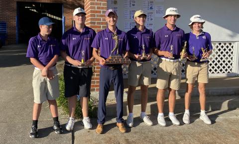 Columbia's boys golf team won the Ann/John Ives Alachua County Championship on Thursday. (COURTESY)