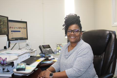 Chevella Young, the new office manager at Richardson Community Center, wants to expand the activities offered at the center for children. (TONY BRITT/Lake City Reporter)