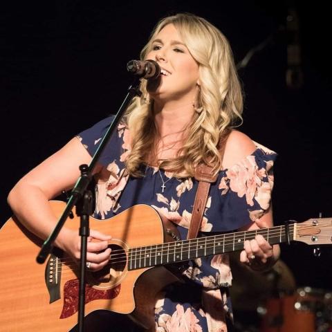 Sarah Trimm, a local country music artist, will perform Saturday for the first time on the SOS Cafe front porch. (COURTESY)