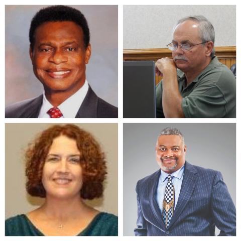 Akhimie (from top left, clockwise), Goodin, Williams and Tebo.
