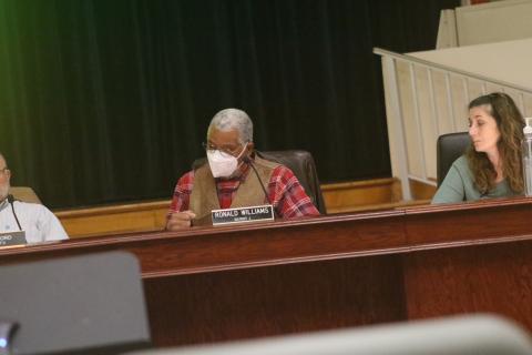 Commissioner Ron Williams said the county needs to continue moving ‘full speed ahead’ on utilities. (JAMIE WACHTER/Lake City Reporter)