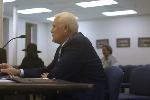 Glen Adams, a candidate for city manager, told the City Council on Saturday that it holds the key to the success of the next city executive. (JAMIE WACHTER/Lake City Reporter)