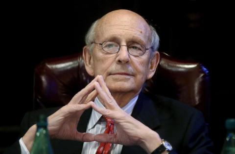 Supreme Court Associate Justice Stephen Breyer listens during a forum at the French Cultural Center on Feb. 13, 2017, in Boston. (AP File)