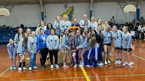 Branford’s girls weightlifting team won the District 7-1A title on Thursday, qualifying 18 lifters for bench/clean & jerk and 18 for snatch. (COURTESY)