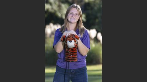 Columbia’s Veona Osborne is the LCR’s Girls Golfer of the Year. (JEN CHASTEEN/Special to the Reporter)
