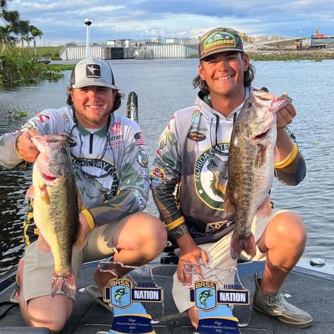 FGC anglers Jackson Swisher (left) and Seth Slanker. (COURTESY)