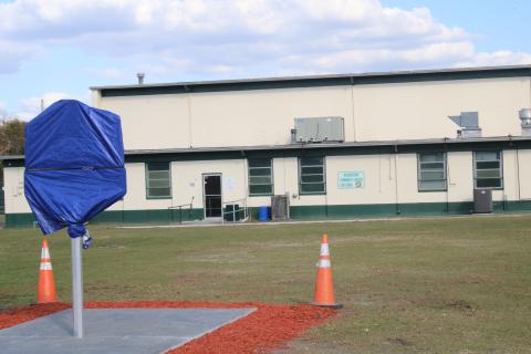 A historical marker recognizing Richardson High School will be unveiled Saturday. (TONY BRITT/Lake City Reporter)