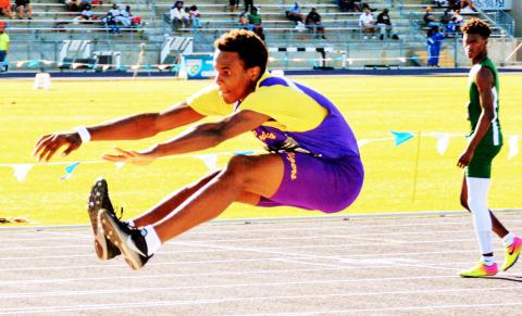 Columbia’s Seth Stockton returns this season after qualifying for state in the triple jump as a junior. (FILE)