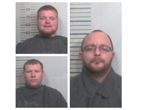 Shackelford (from top left, clockwise), Wiltgen and Burkett.