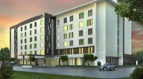 An artist’s rendering of the Courtyard by Marriott that is under construction along U.S. Highway 90 West in Lake City. Construction is expected to be complete by June 2023. (COURTESY)