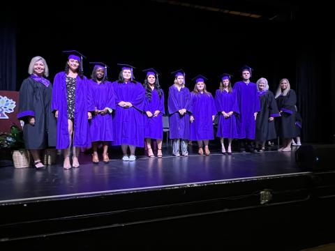 RTC students were inducted into the National Adult Education Honor Society. (COURTESY)