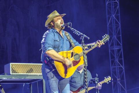 Randy Houser performs Saturday night at the Suwannee River Jam at the Spirit of Suwannee Music Park. (COURTESY SPIRIT OF SUWANNEE MUSIC PARK)