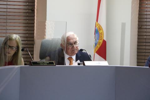 Mayor Stephen Witt asked Renee Narloch to send the Lake City Council all the resumes she’s received since refreshing the search. (MORGAN MCMULLEN/Lake City Reporter)