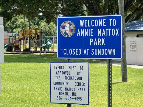 Grant funds that potentially could help the Annie Mattox Recreation Center, Inc., will be discussed by the Lake City Council at its regular meeting Monday night. (COURTESY)