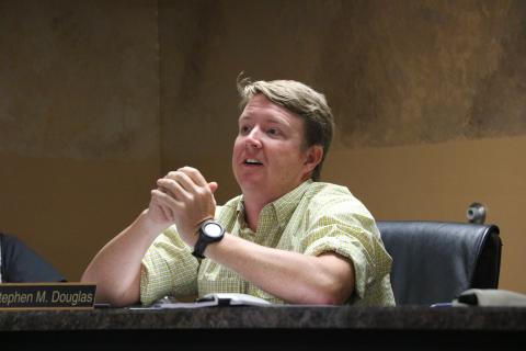 Lake Shore Hospital Authority board member Stephen Douglas said the property could be more valuable if the main hospital building is demolished. (MORGAN MCMULLEN/Lake City Reporter)