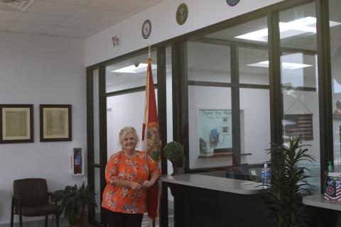Columbia County Supervisor of Elections Tomi Brown said the renovations aren’t completely finished but any other work shouldn’t effect the upcoming election cycle. (TONY BRITT/Lake City Reporter)