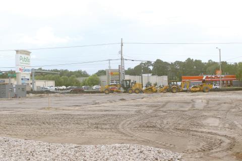Construction crews are currently working on the future site of a Culver's fast food restaurant. (JAMIE WACHTER/Lake City Reporter)