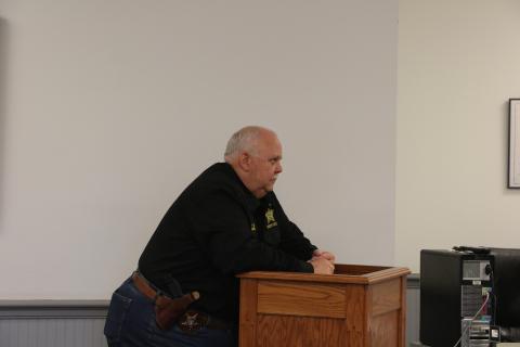 Marty Tompkins, the emergency medical services director for Lafayette County, said he could use an additional unit to relieve ‘tension’ during busy times. (MORGAN MCMULLEN/Lake City Reporter)