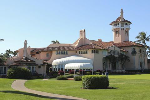 Lawyers for former President Trump say a criminal investigation into the presence of top-secret information at his Mar-a-Lago estate has ‘spiraled out of control.’ They urged a judge Monday to leave in place a directive that temporarily halted core aspects of the Justice Department’s probe. (AP FILE)