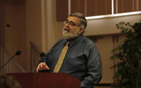 County Manager David Kraus speaks at a prior meeting. (FILE)