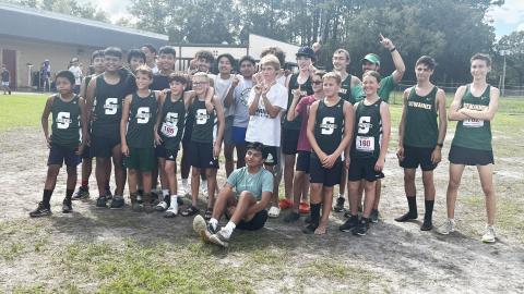 Suwannee’s boys cross country team won the Bradford Invitational on Saturday. (COURTESY)
