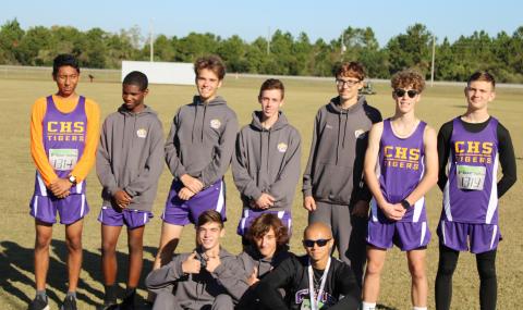 Columbia’s boys cross country team placed eighth at the District 2-3A meet on Saturday to qualify for regionals. (COURTESY)