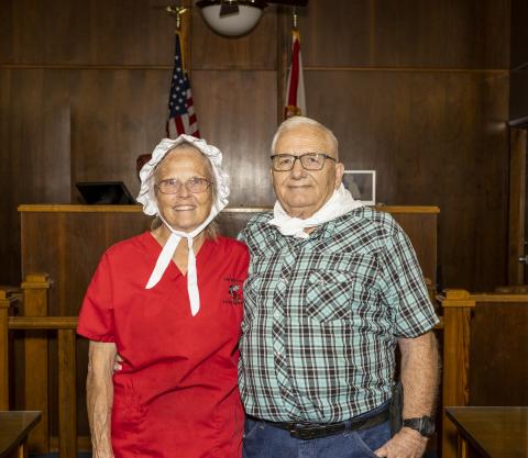 Gloria and Allen Johnson are ‘Granny and Pappy’ for the 42nd annual Pioneer Day in Lafayette County. The Johnsons will serve as grand marshals for Saturday’s parade. (JACK HOWDESHELL/Special to the Reporter)