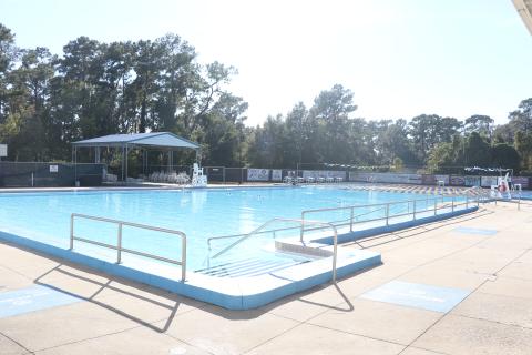 The Jared Allison Aquatic Complex could get a solar heating system after the Columbia County Board of County Commissioners committed $50,000 to the project. (MORGAN MCMULLEN/Lake City Reporter)