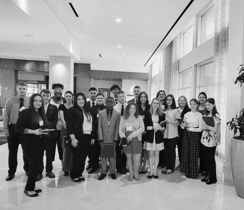 Lafayette High School FBLA members attended the National Leadership Conference in Orlando last month, learning better how to become leaders. (COURTESY)