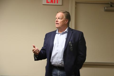 Meridian Behavioral Healthcare CEO Don Savoie said he has received public support. (MORGAN MCMULLEN/Lake City Reporter)