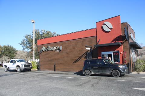 An Ellianos Coffee shop serves a thirsty customer. Ellianos was recently named one of the top franchises in Entrepreneur Magazine’s Franchise 500 list. (TONY BRITT/Lake City Reporter)