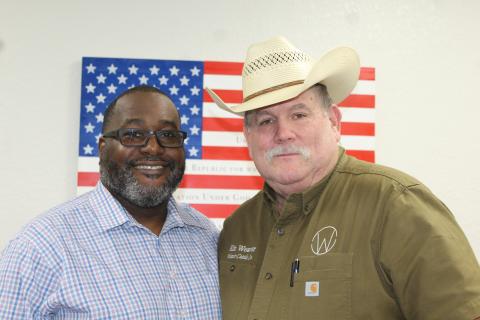 Harry K. "Kin" Weaver Jr. (right) filed to run for Suwannee County sheriff in 2024 alongside Mike Wallace, who would serve as his Chief Deputy if elected. (COURTESY)