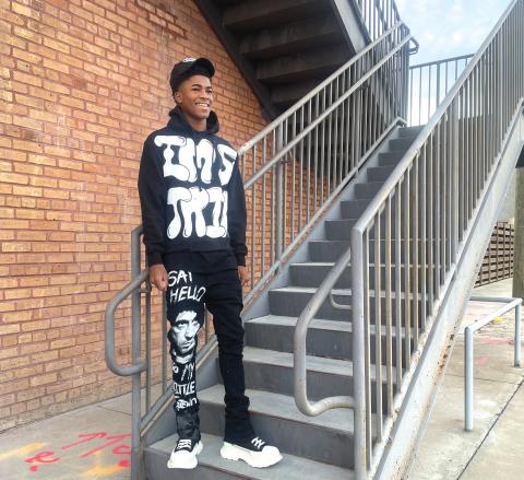 Maceon Sheppard, the owner of Kings Kloset in Lake City, said clothing had been a passion of his for a long time before opening his store. (COURTESY)