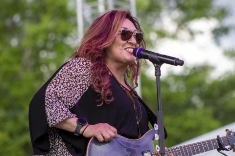 Jo Dee Messina performs on the final night of the 2022 Suwannee River Jam. Festival officials announced Wednesday the 2023 festival was being postponed to September. (DONNY WEATHERFORD/Spirit of the Suwannee Music Park)