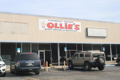 Ollie’s Bargain Outlet is coming soon to the South Town Square Plaza on SW Main Boulevard. Demolition and construction has begun on the project, which is expected to open later this summer. (TONY BRITT/Lake City Reporter)